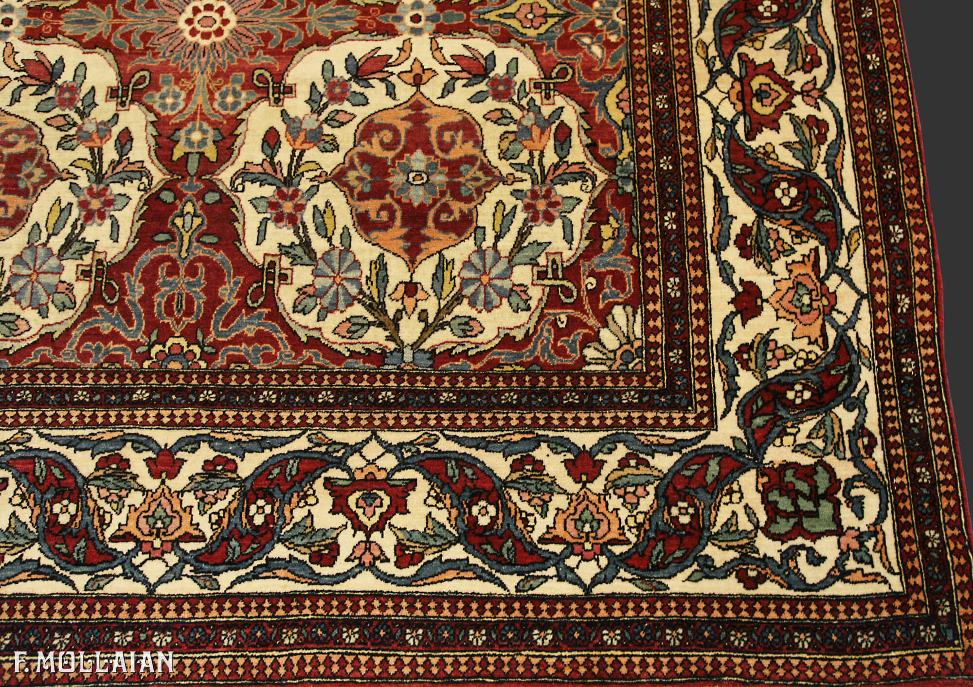 Tapis Persan Antique Isfahan n°:95562220